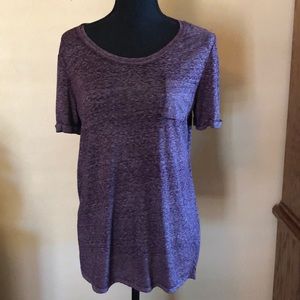 Purple wash thin shirt